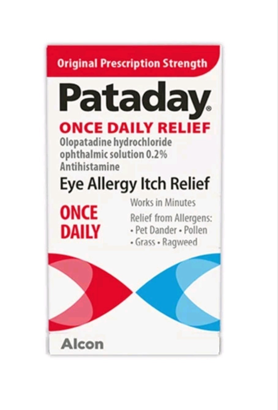 Pataday Original Strength Eye Allergy Itch Relief Once Daily 2.5mL Exp 12/27