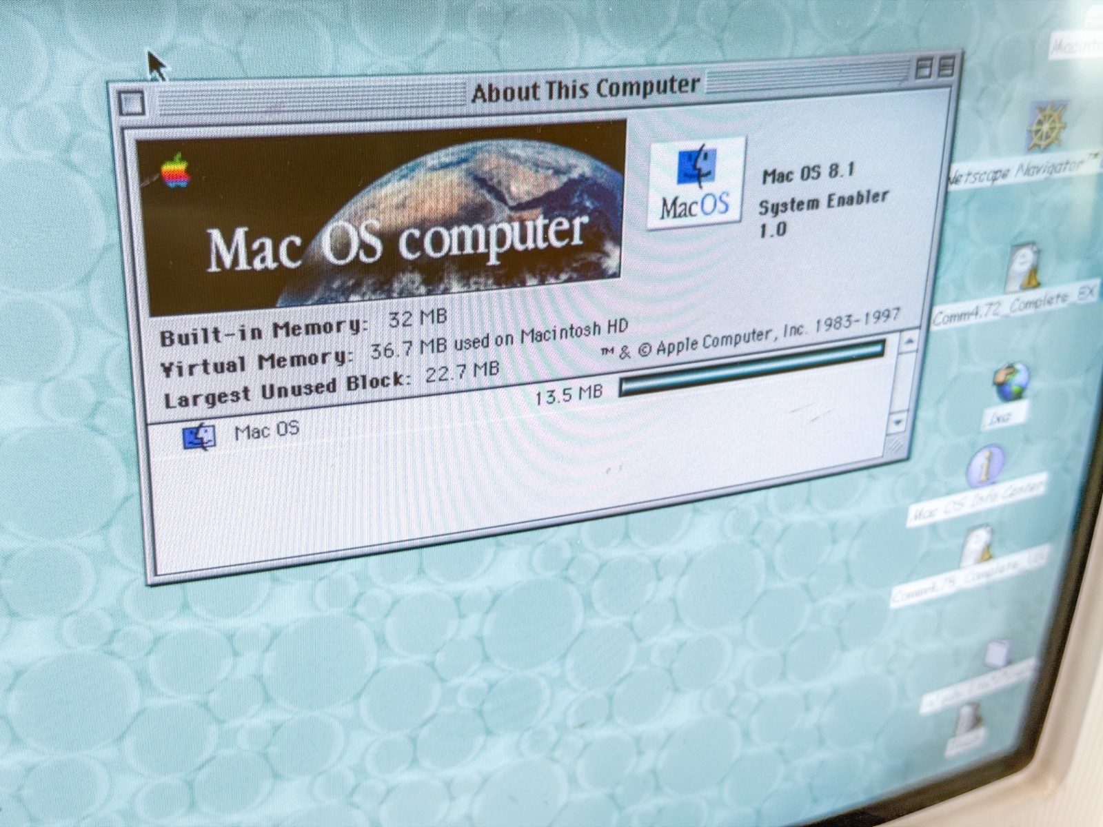 Apple iMac G3 Bondi Blue WORKING Good condition
