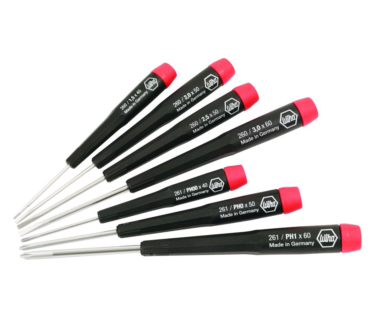 Wiha Precision Slotted/Phillips Screwdrivers 7 Piece Set (26197)