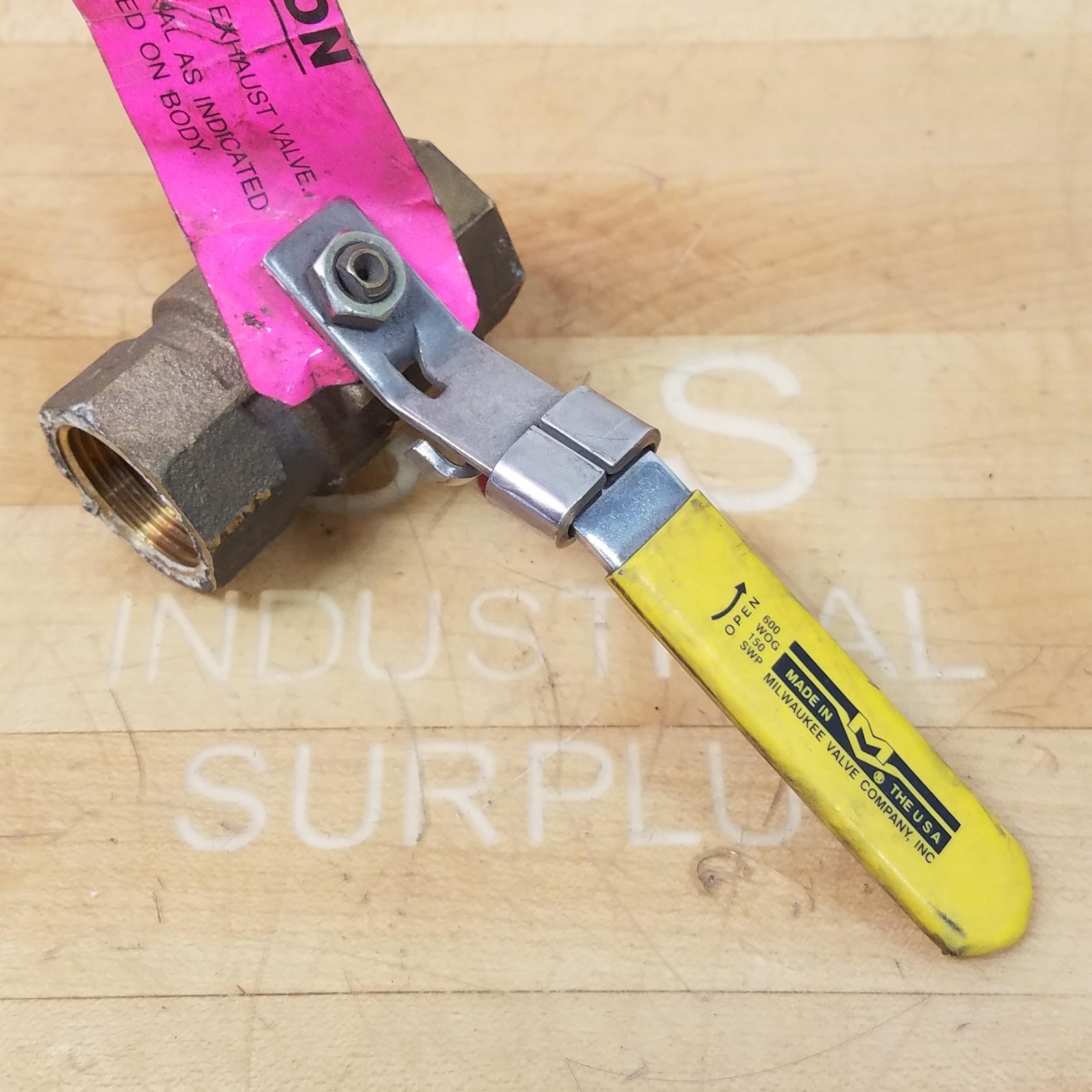 Milwaukee 1" 600 WOG Bronze Ball Valve - USED