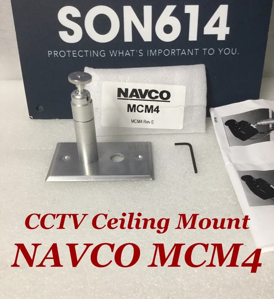 NAVCO MCM4 CCTV  Wall / Ceiling Mount Stand With Plate 3” Security Camera NEW!