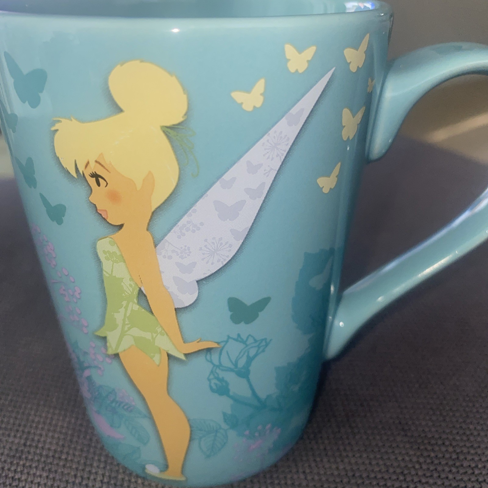 Disney Store Exclusive Tinkerbell Tea Coffee Mug Pixie RARE