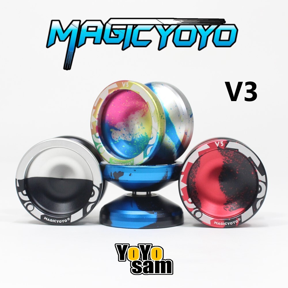 MAGICYOYO V3 Yo-Yo -Beginner to Advanced Aluminum YoYo - Extra Accessory Pack