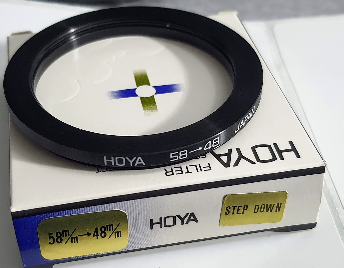Hoya 58-48mm Step-Down Stepping Lens Filter Adapter Ring 58mm-48mm 58mm-48 58-48