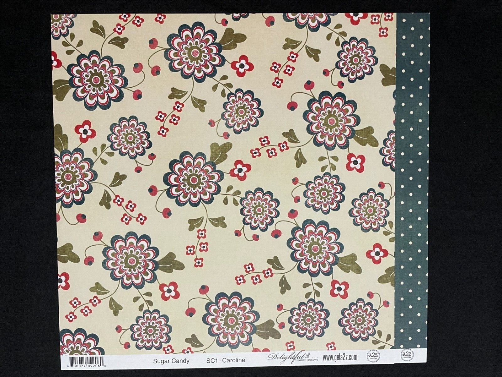 A2Z DELIGHTFUL "SUGAR CANDY" 12X12 DS HEAVY PAPER