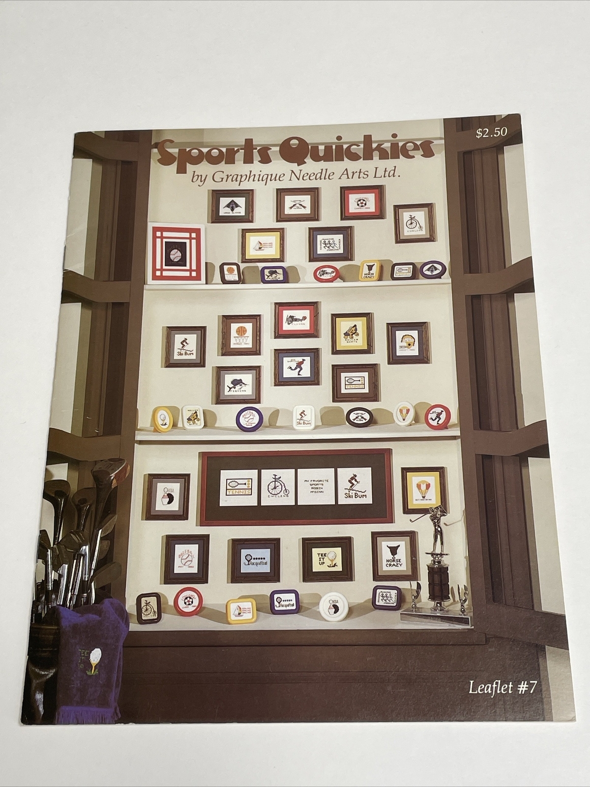 Sports Quickies by Graphique Needle Leaflet 7 Cross Stitch Pattern