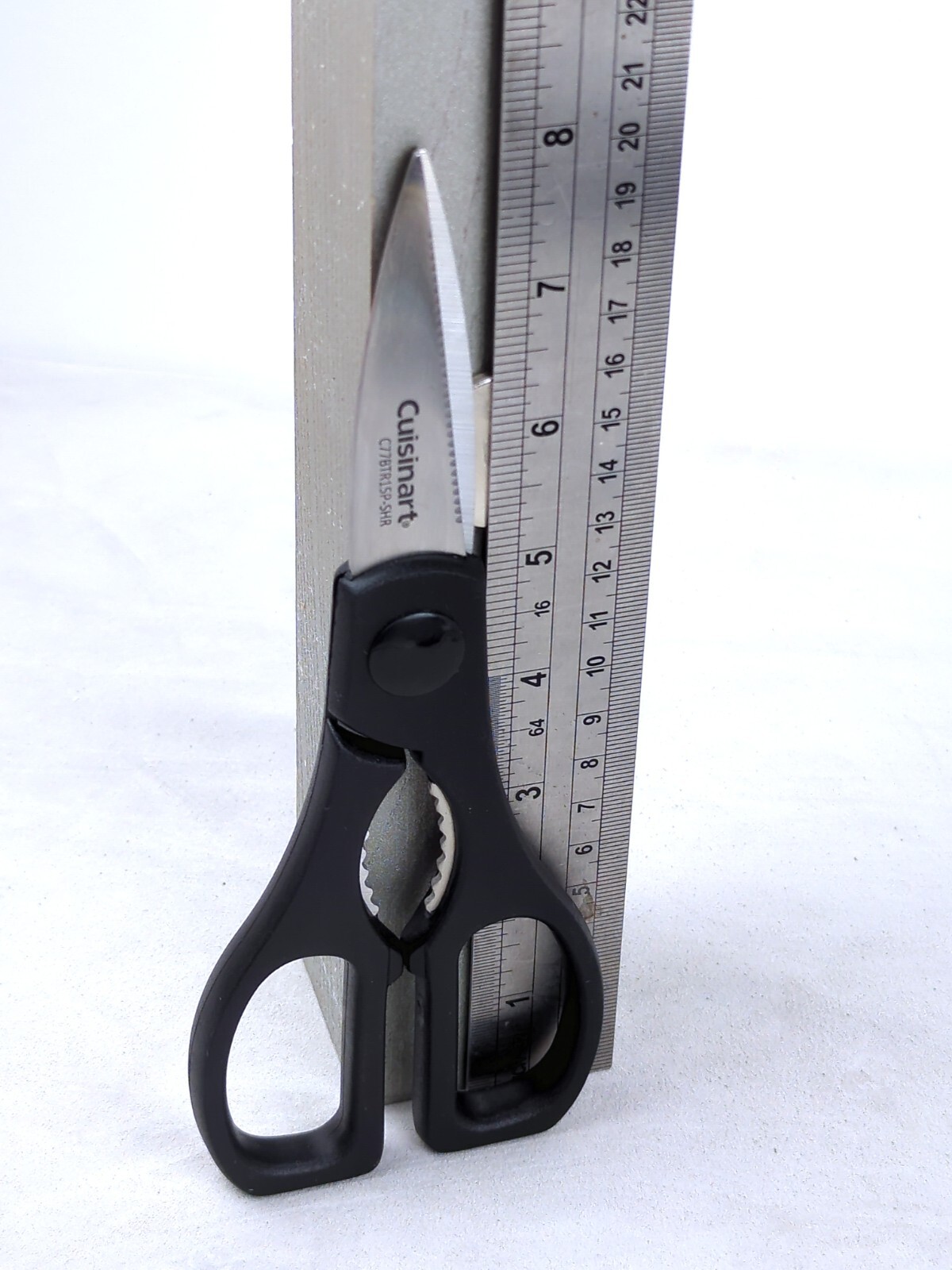 Cuisinart CLASSIC 8" KITCHEN SHEARS w/ STAINLESS Blade & BLACK Handle C77BTR15P