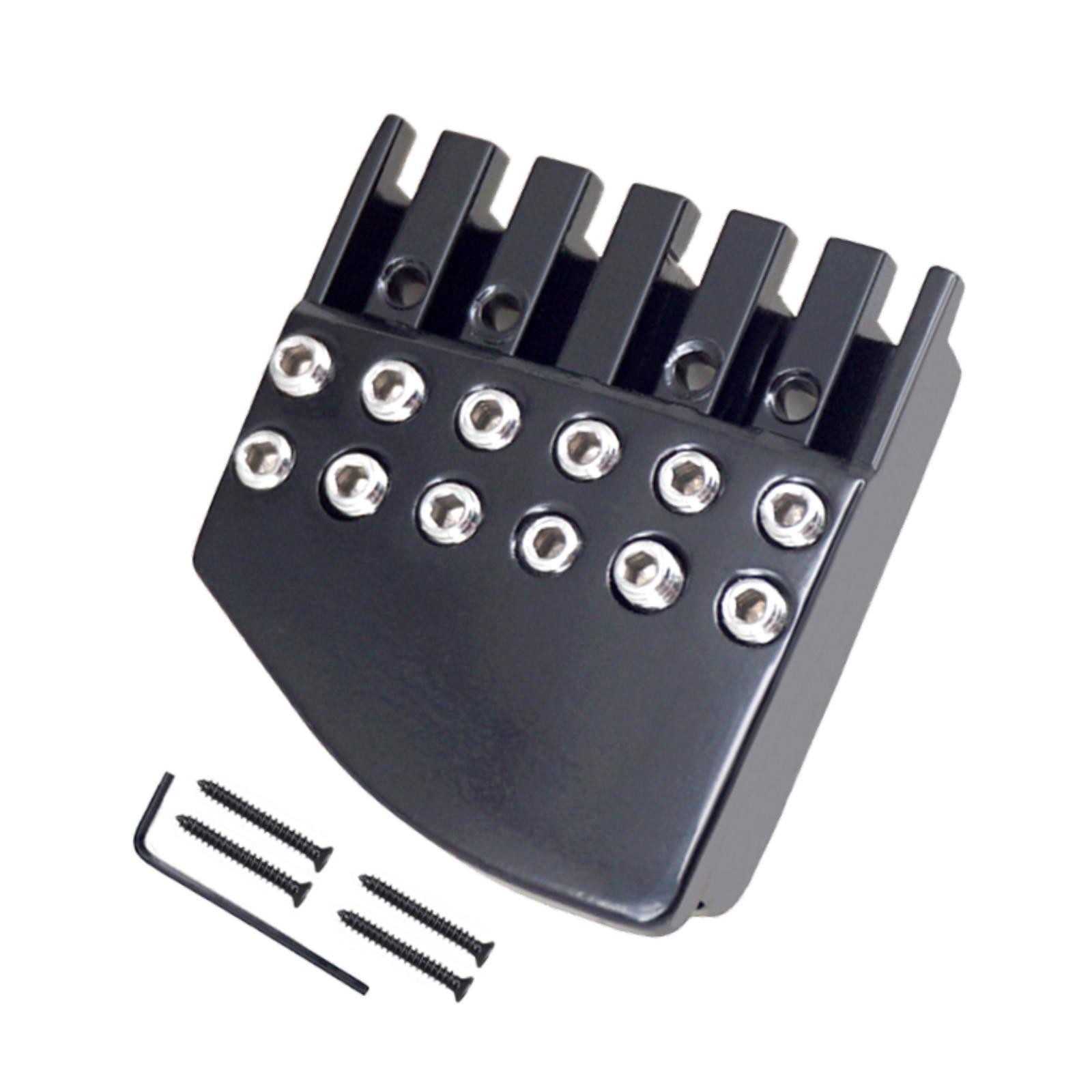 Headless Guitar Nut Fixed Saddle Strong Mounting Replacements Guitar Locking Nut