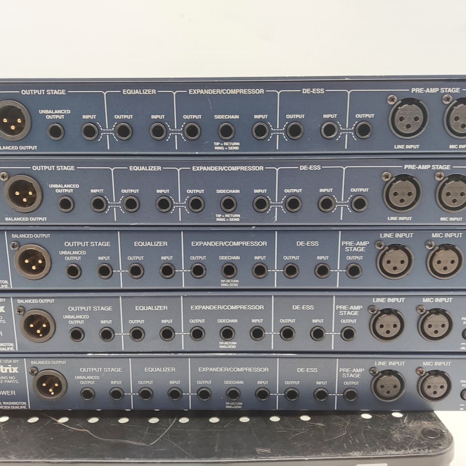 Lot of 5 Symetrix 528E Voice Processor