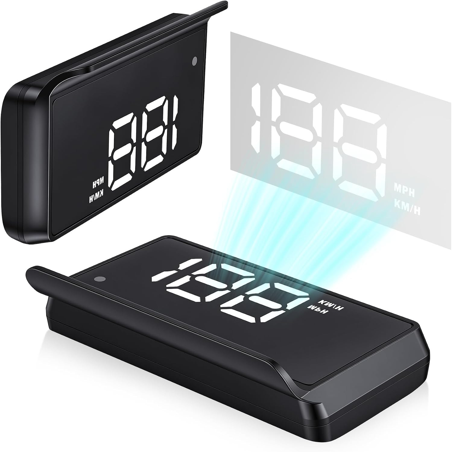 Heads up Display for Cars  USB Plug Digital GPS HUD Speedometer with HD Large...