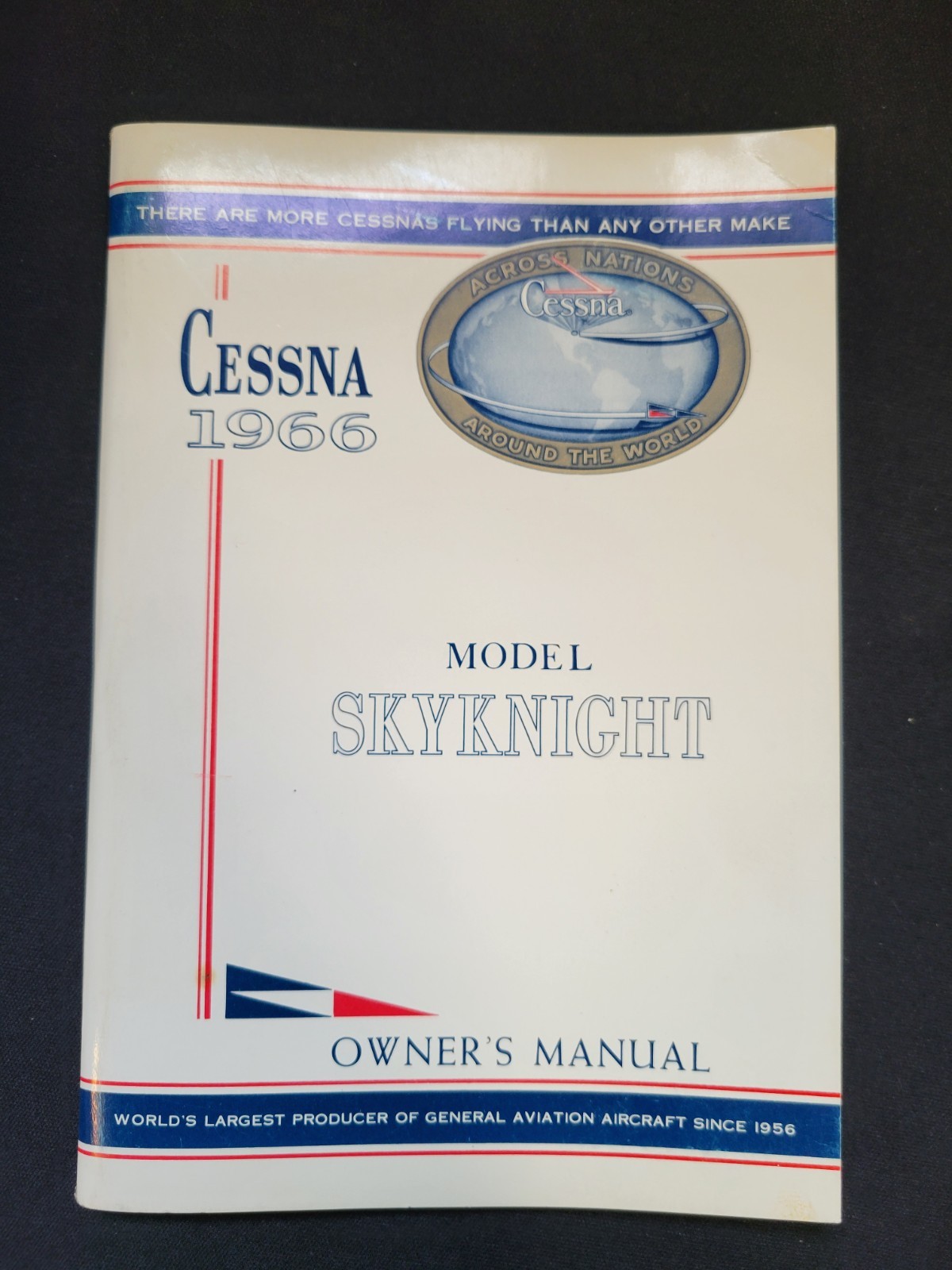 Cessna Model Skyknight Owners Manual 1966