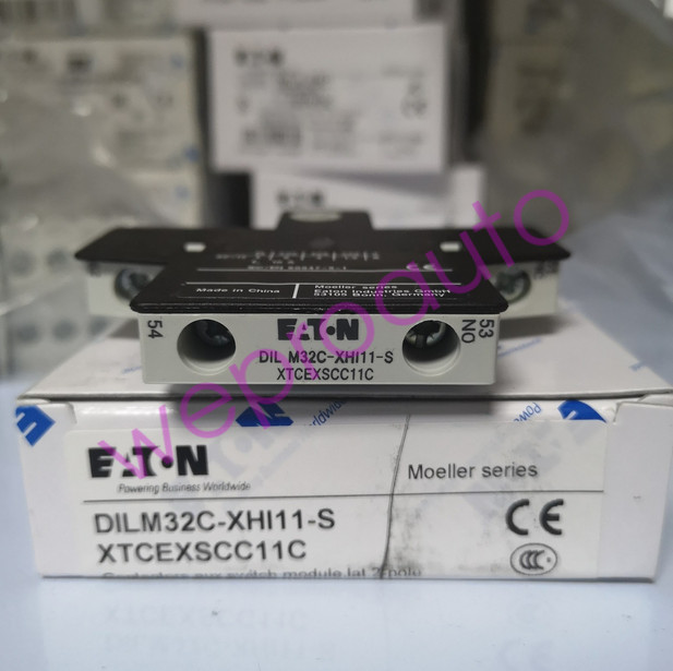 1PCS New Eaton Moeller DILM32C-XHI11-S  Auxiliary Contact ,1NO+1NC Brand