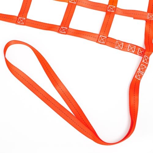 Safety Lifting Net Straps, 3.28'x3.28' Cargo Lifting Net, Flat Nylon Large