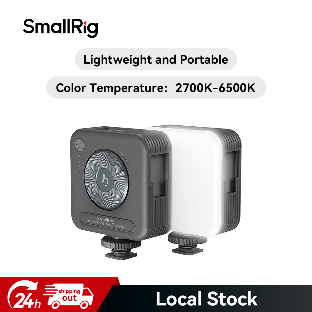 SmallRig P96 Mini Video Light, LED Camera Light With 2200mAh Battery -Outlet
