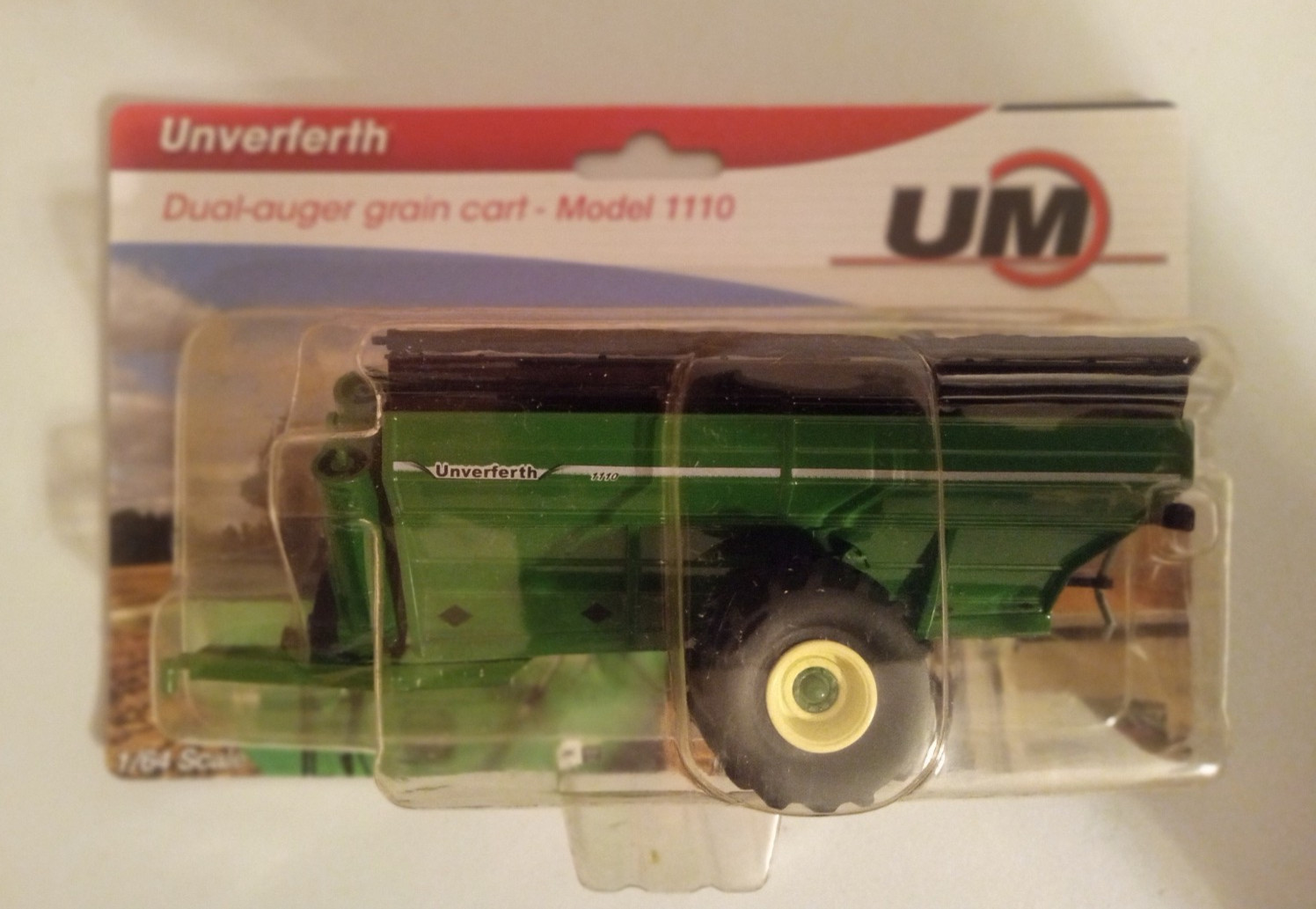 SpecCast Unverferth Dual-Auger 1110 Grain Cart Green 1/64