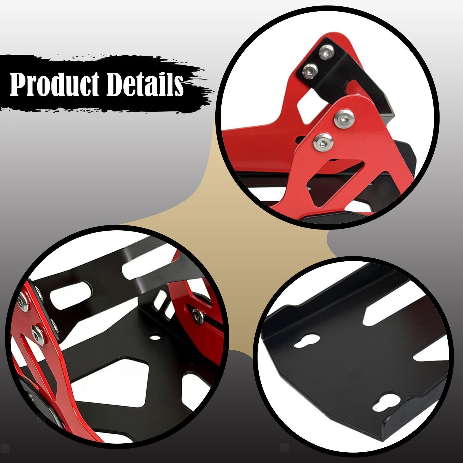 Motorcycle Wheel Chock Support Compact Universal Professional Portable Iron for