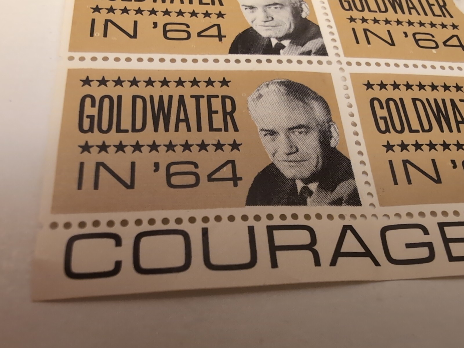 Barry Goldwater 1964 Stamps