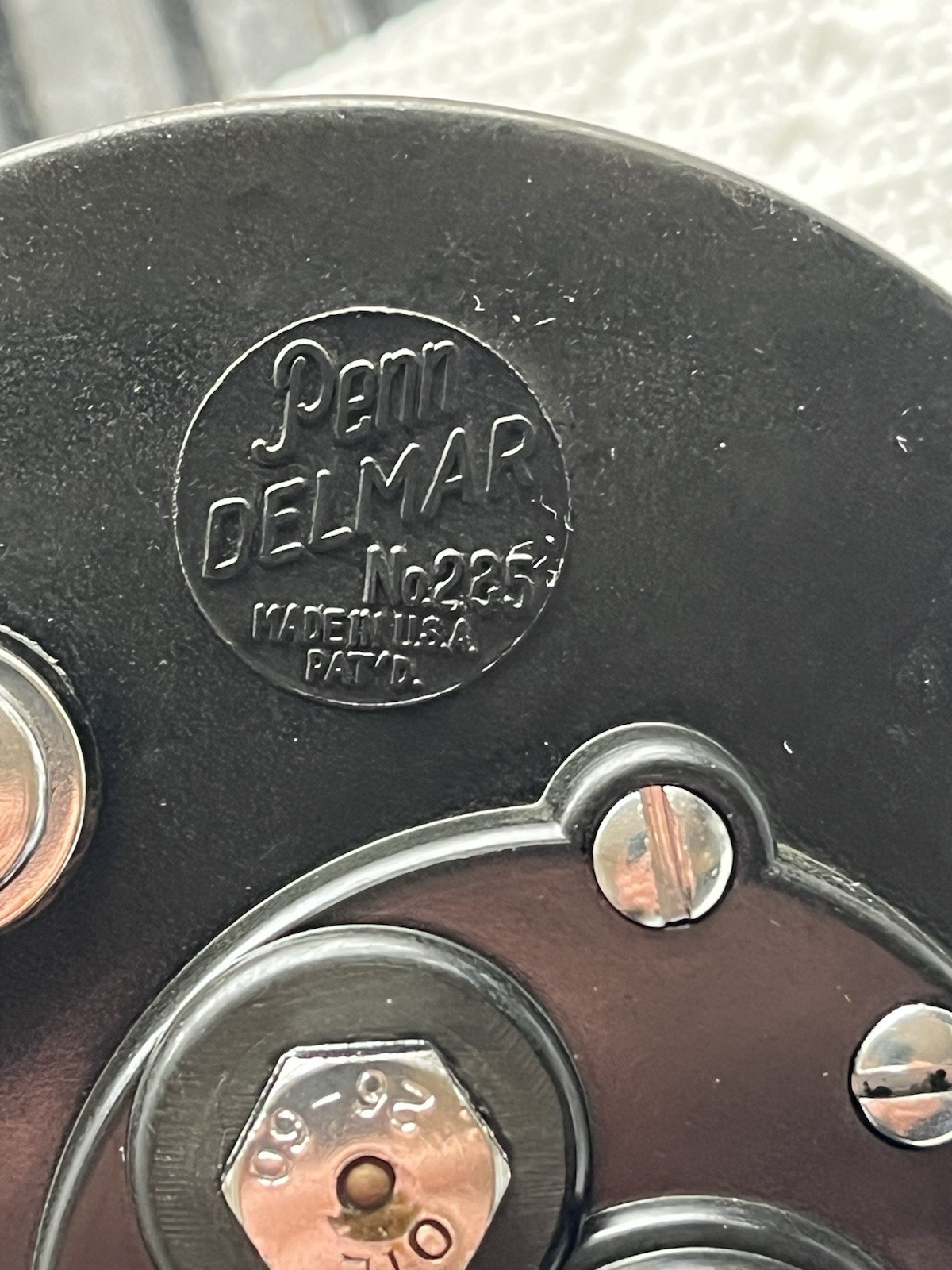 Vintage Penn Delmar No.285 Conventional Star Drag Fishing Reel Circa 1939-1941