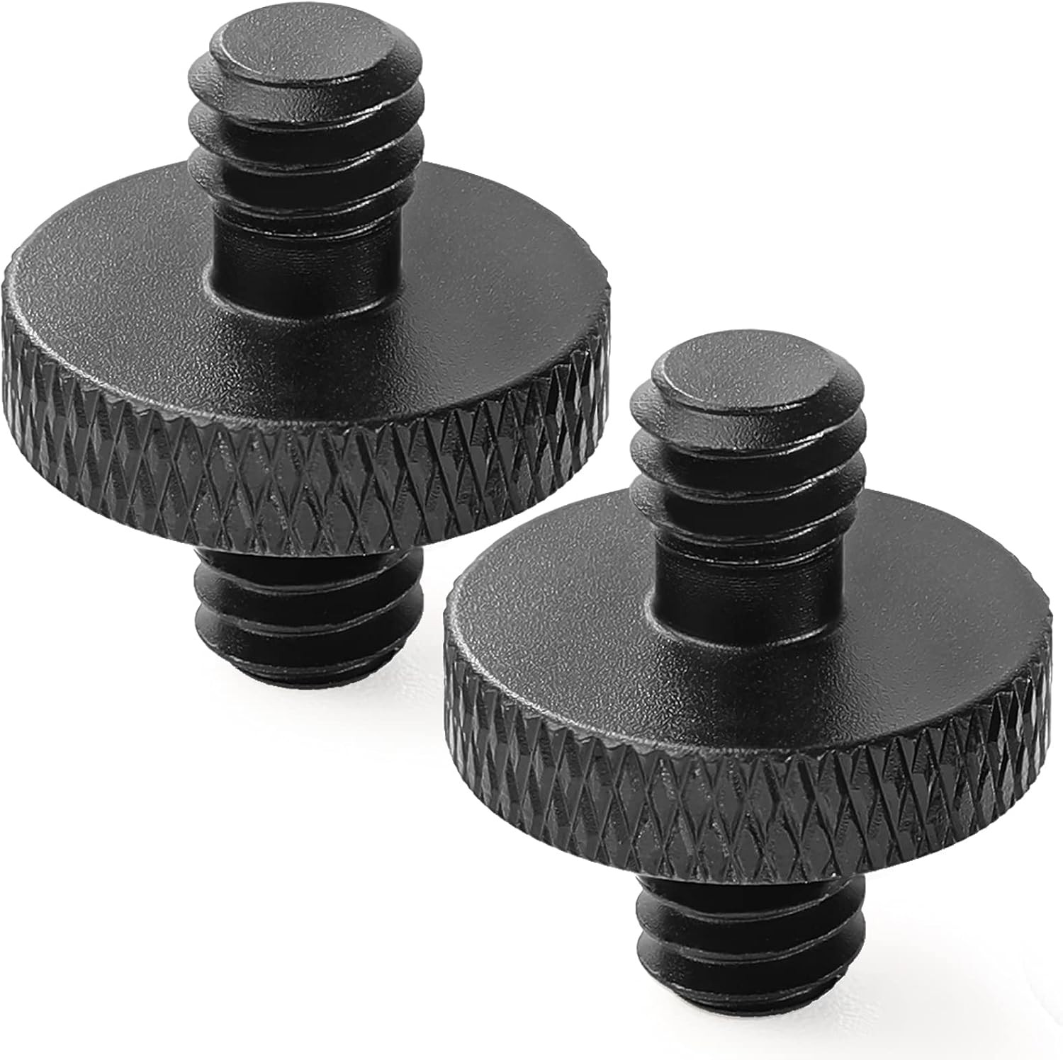 1/4" Male to 1/4" Male Threaded Tripod Screw Adapter Double Sided Standard Mount