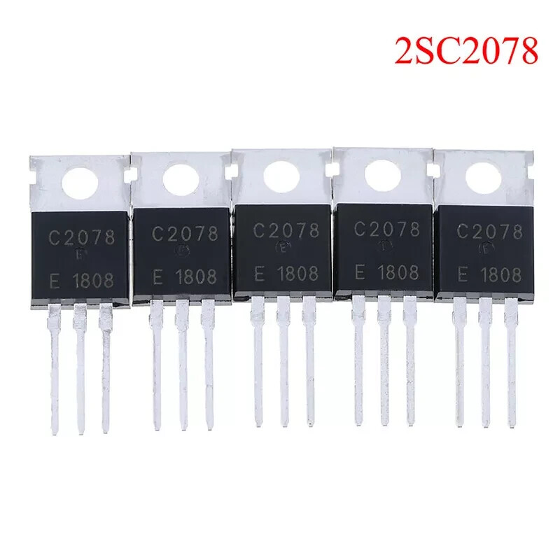 5Pcs RF/VHF/UHF transistor TO-220 2SC2078 C2078 HMG