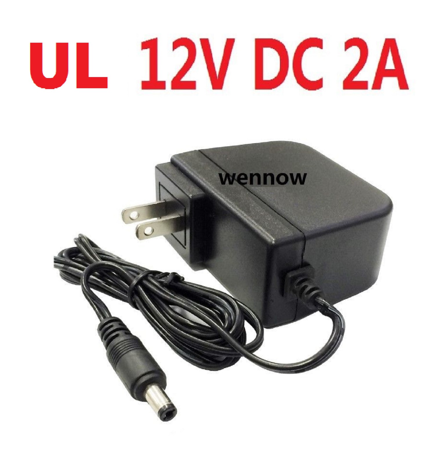 ** UL ** CCTV 12V 2000mA DC Power Adapter 2000mA for Q-See Security Cameras