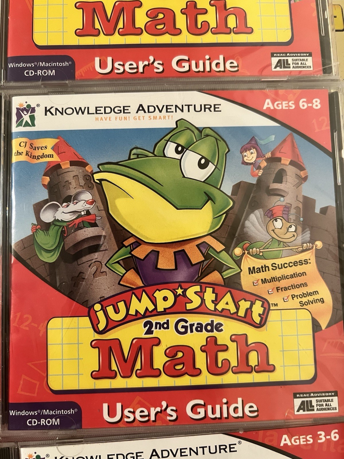 vintage JumpStart Learning System 12 CD-ROM Box Set Missing One CD Most Sealed.