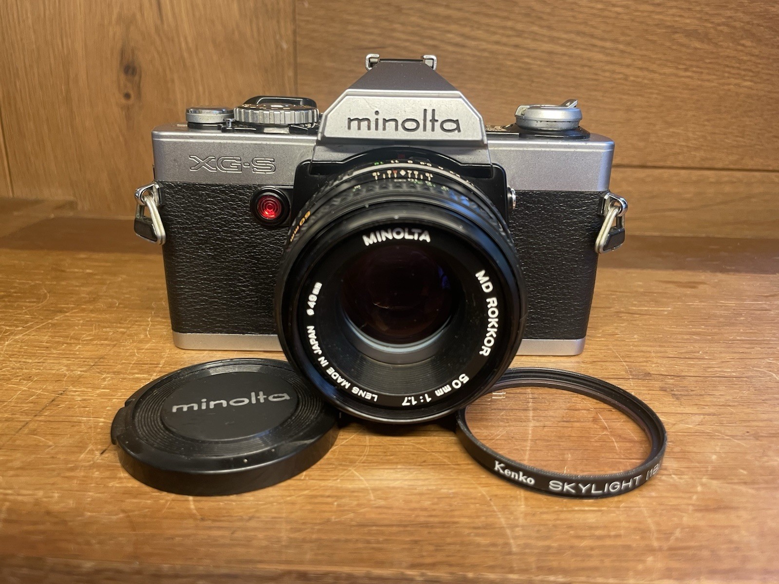 *Near Mint* Minolta XG-S ( XG-9 ) Film Camera MD Rokkor 50mm F/1.7 Lens From JPN