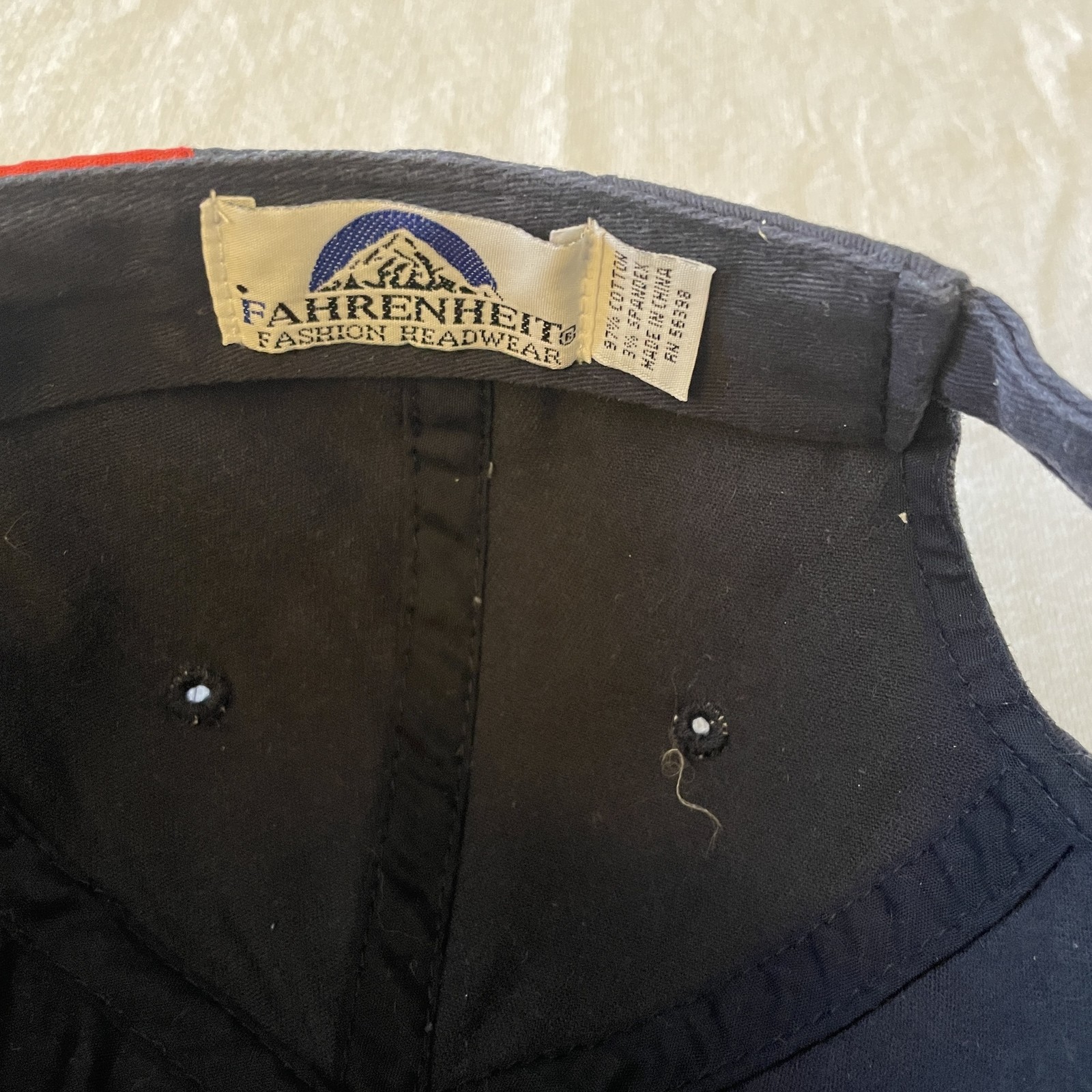 Fahrenheit North Carolina Baseball Cap Adjustable Cotton Blend Used - Good