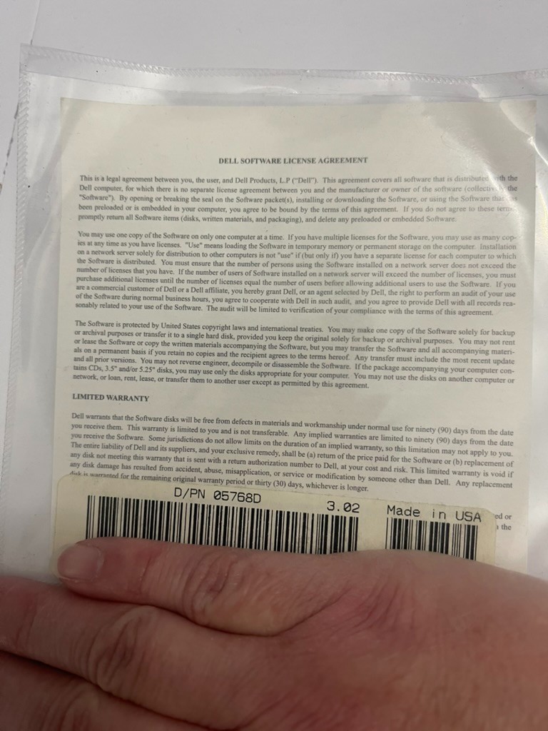Dell Operating System Reinstallation CD WMe