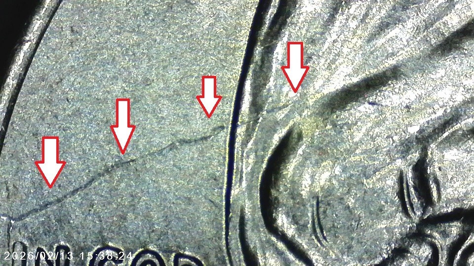 2023-P EDIT KANAKA 0LE QUARTER ERROR (DIE CRACK ON OBVERSE)