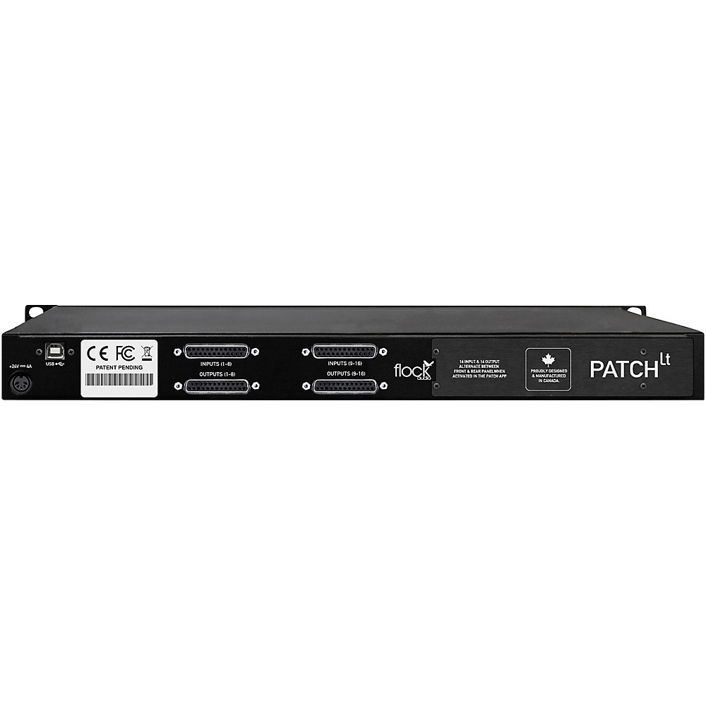 Flock Audio Patch LT 32point Digitally Controlled Analog Patchbay Refurbished