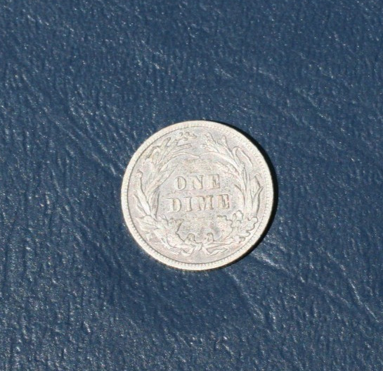 1905 BARBER SILVER DIME *FINE DETAILS*