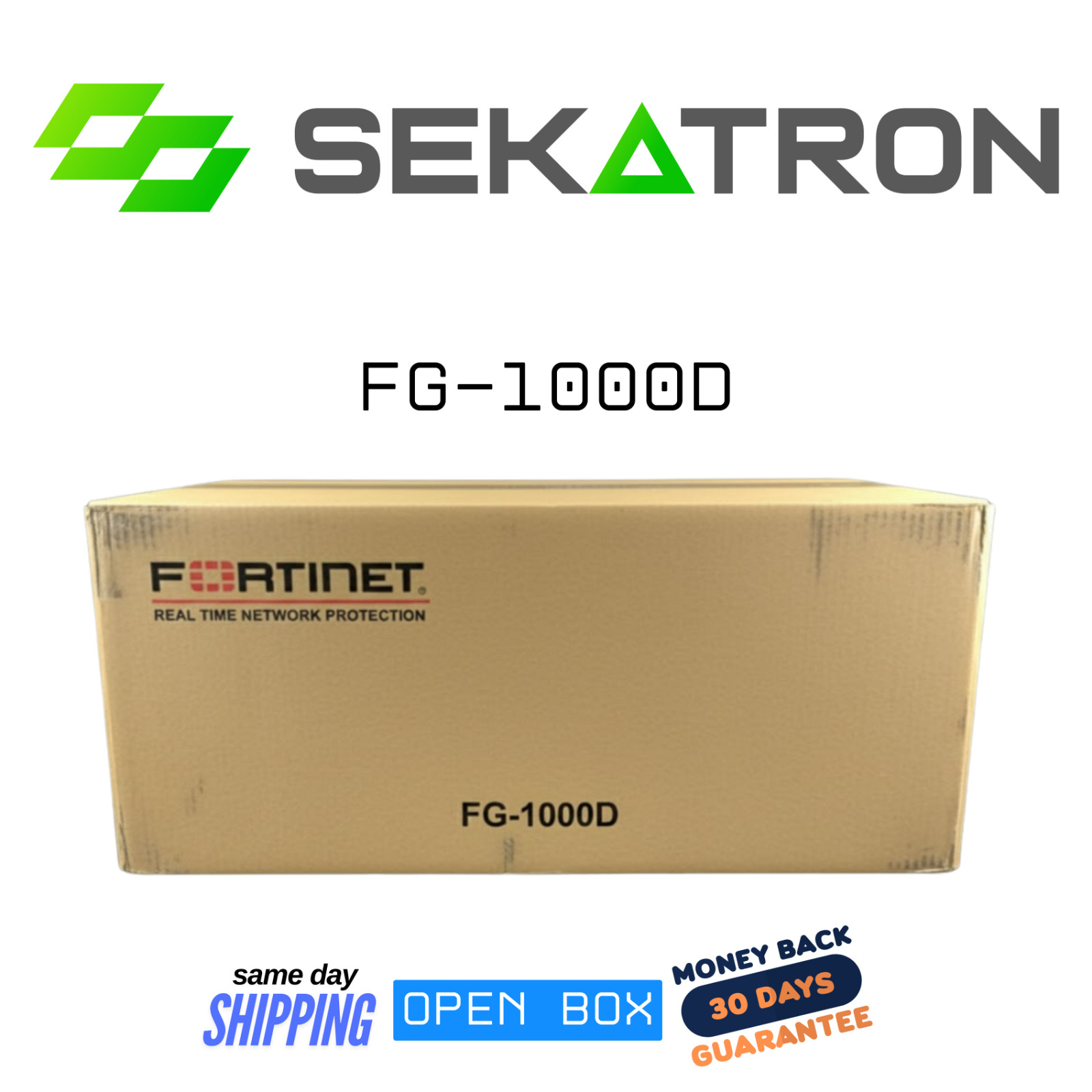 🛡 NOB Fortinet FG-1000D • FortiGate 1000D Firewall • High-Performance NGFW