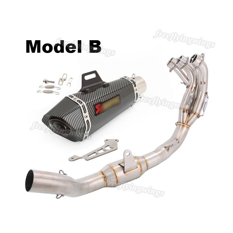 For Yamaha MT-09 2020-2023 Header Link Pipe Muffler Tips Exhaust Complete System