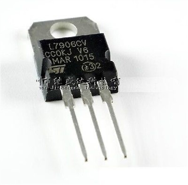 5Pcs 7906 L7906CV LM7906 Regulator Ic New ab