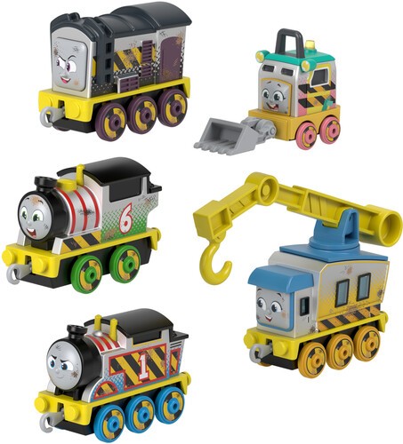 Fisher Price - Thomas & Friends Construction Crew 5-Piece Diecast Metal Toy Trai