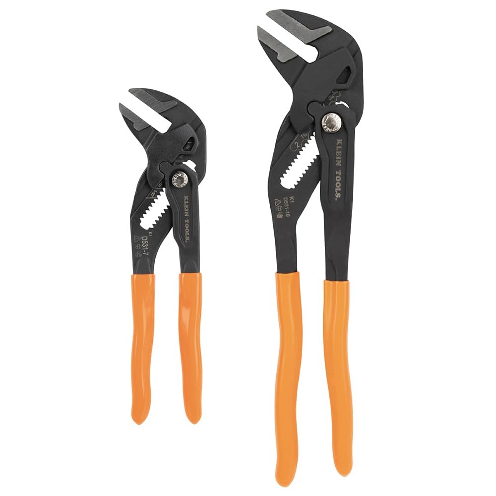 KLEIN TOOLS pliers wrench set 7 10 inch