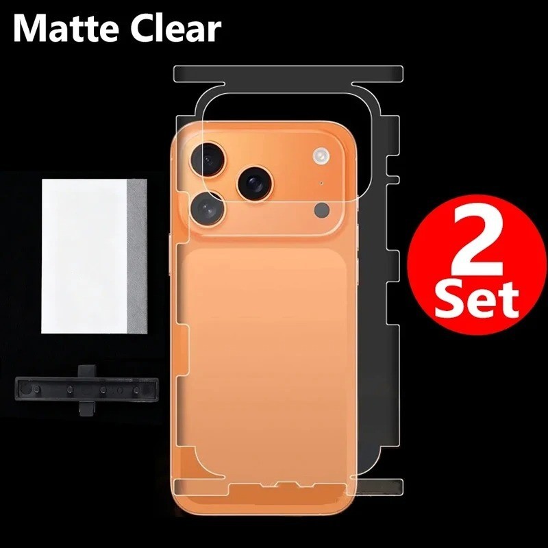HD Hydrogel Back Screen Protector Film for iPhone 17 Pro Max Full Cover