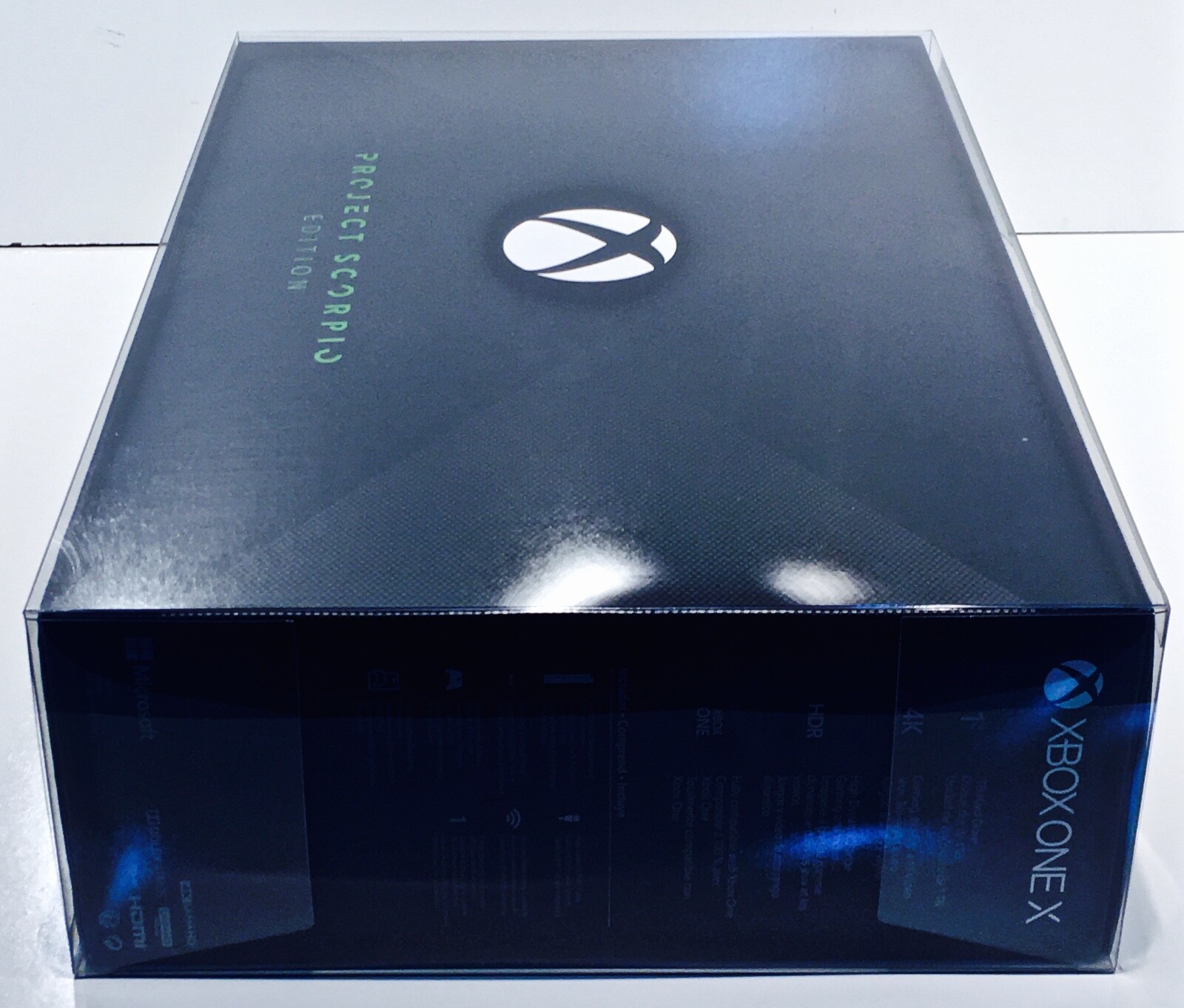 1 Console Box Protector For XBOX ONE X SCORPIO EDITION! Custom Display Case