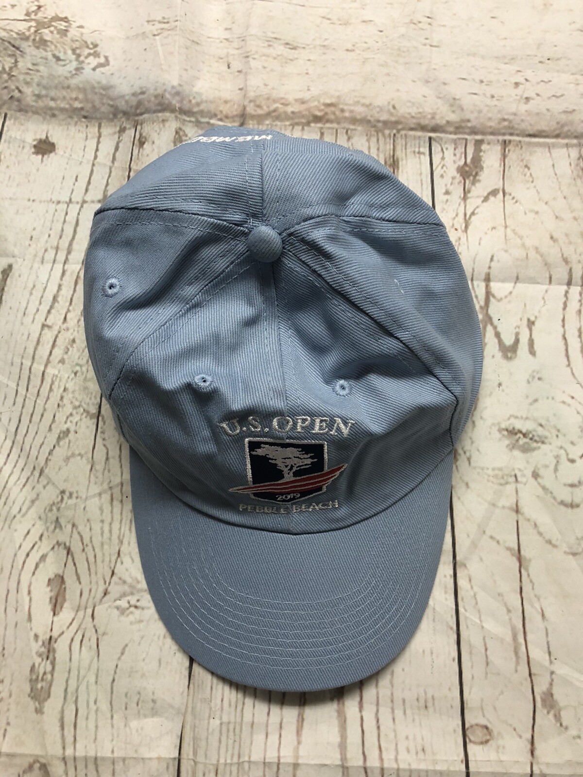 US Open Golf Pebble Beach 2019 Blue Adjustable Strapback Hat Cap USGA Member