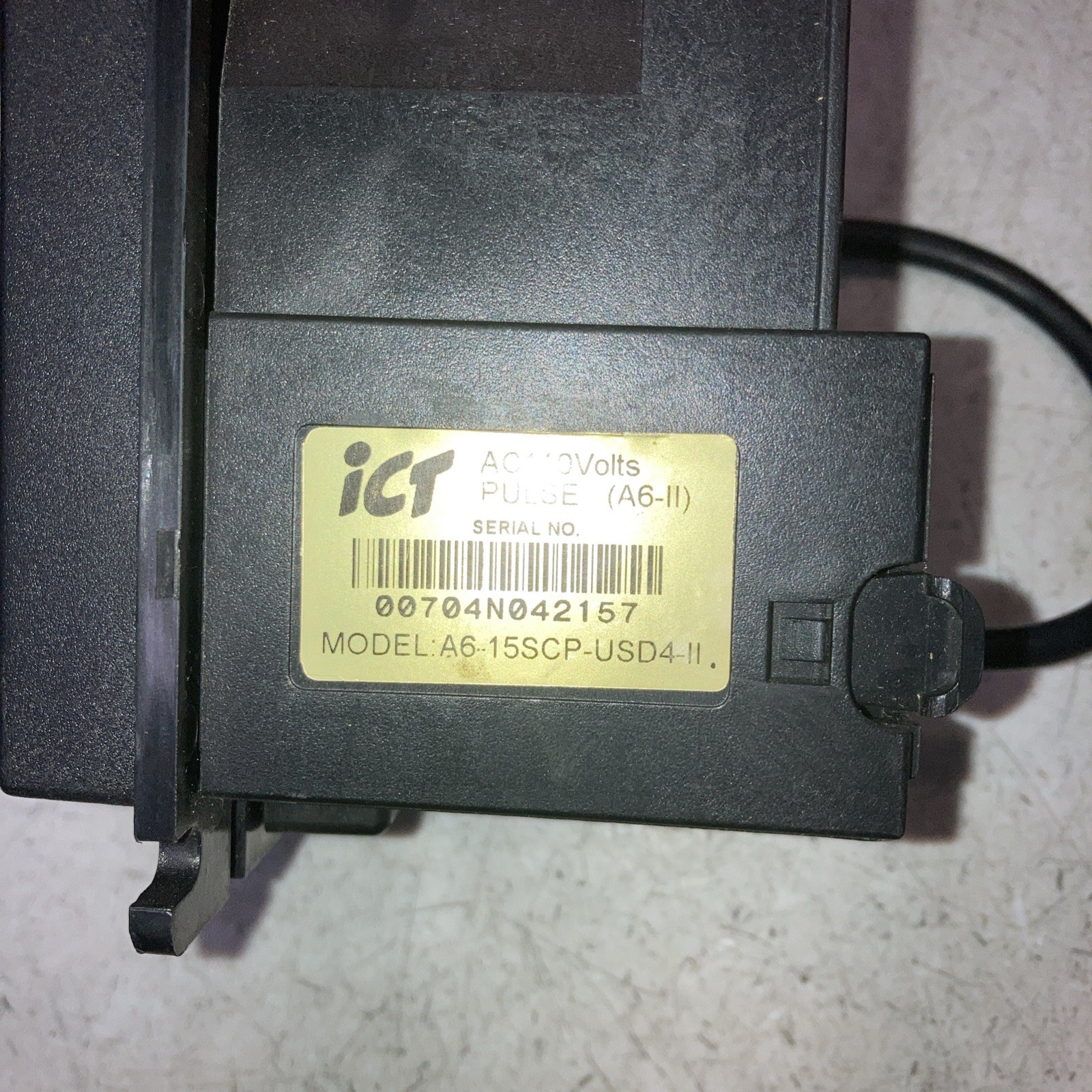 ICT A6-15SCP-USD4 110 Volt Pulse Validator.$1-$20.00 . Rebuilt Professionally.