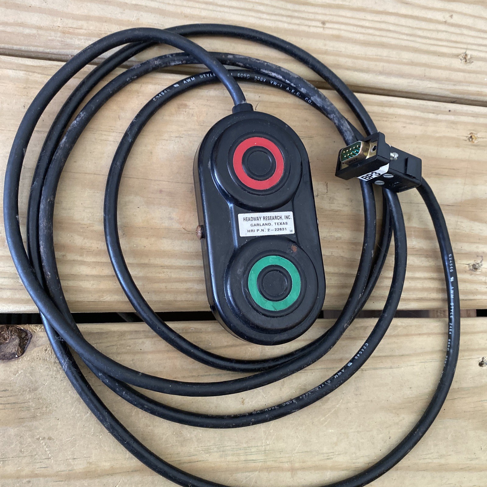 HEADWAY RESEARCH Serial port Cable pedal 2-22631