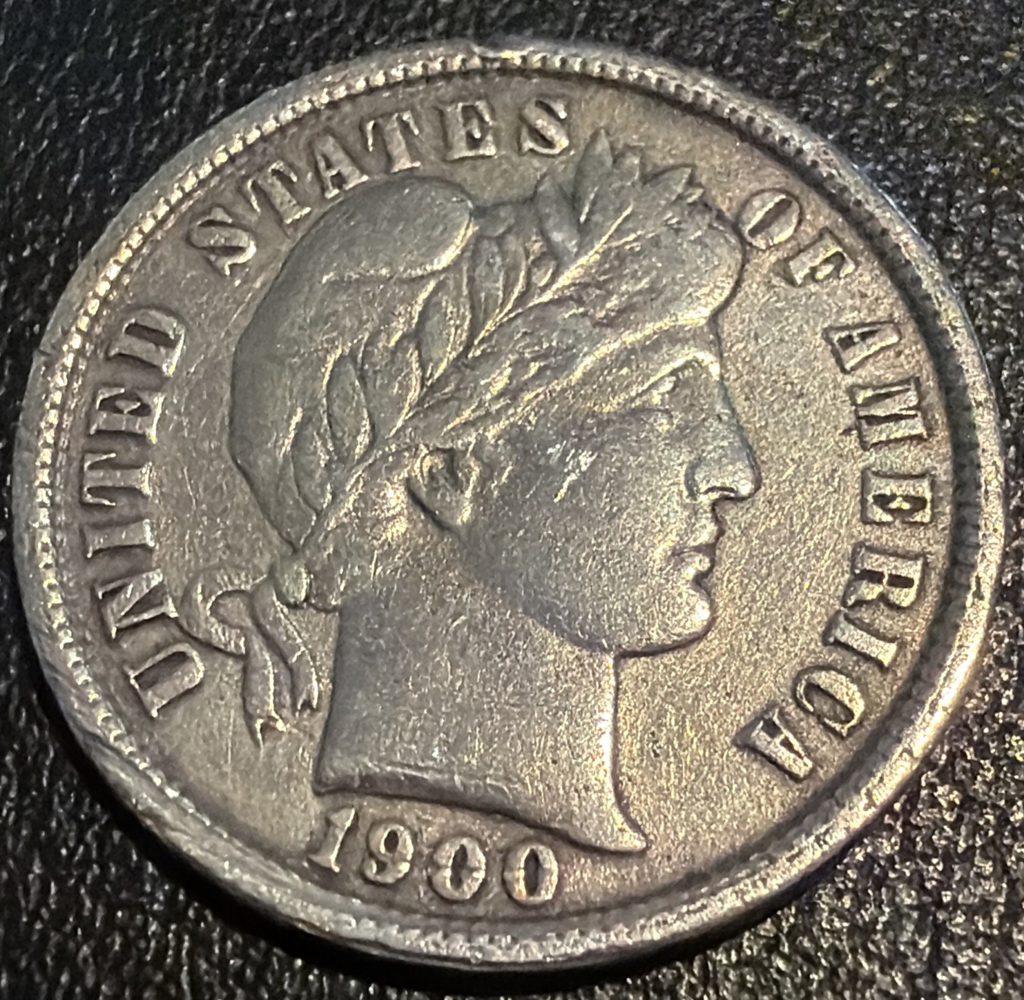 1900-P Barber Dime