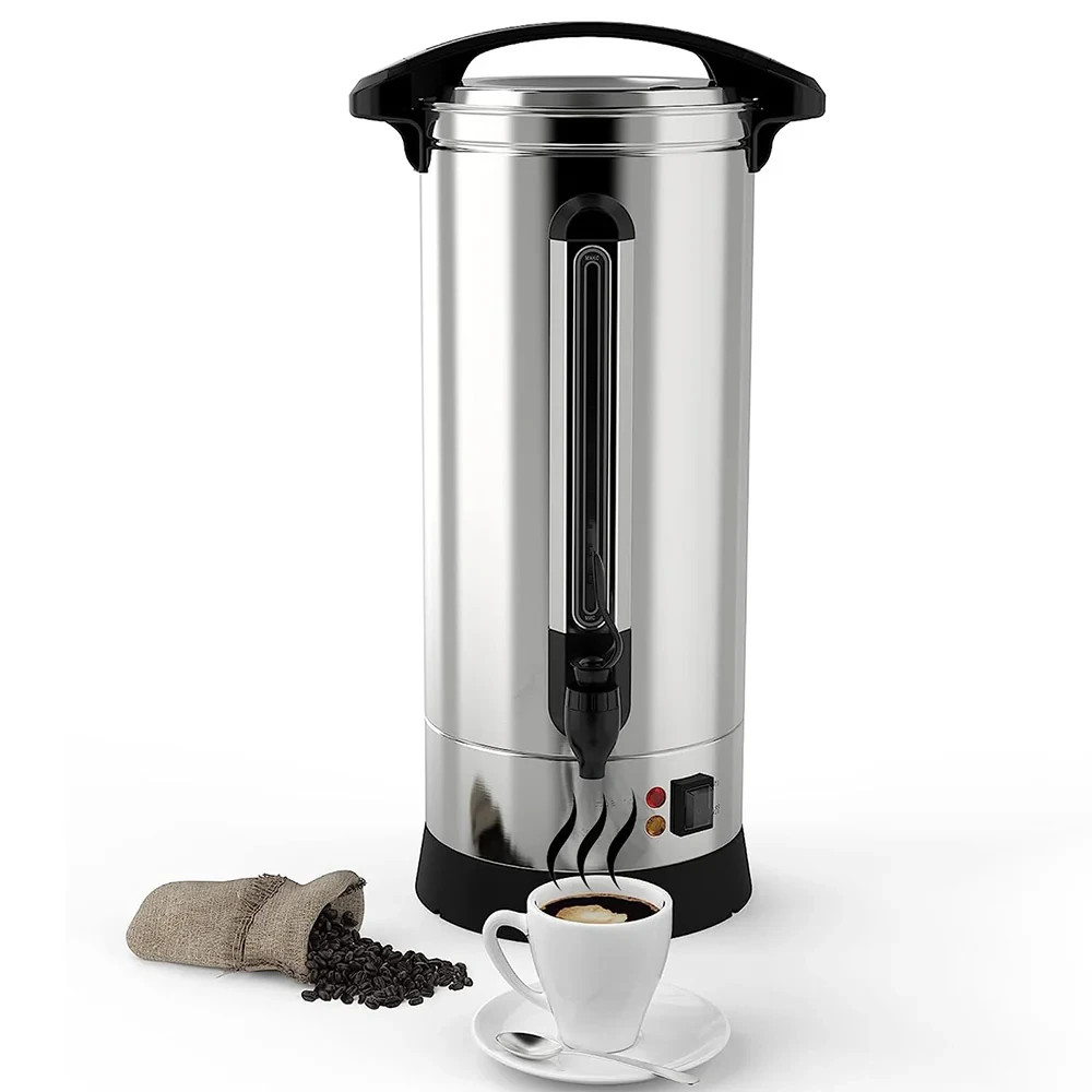 Garvee 18L / 120 Cup Stainless Steel Commercial Coffee Urn Dispenser 1500W- USED