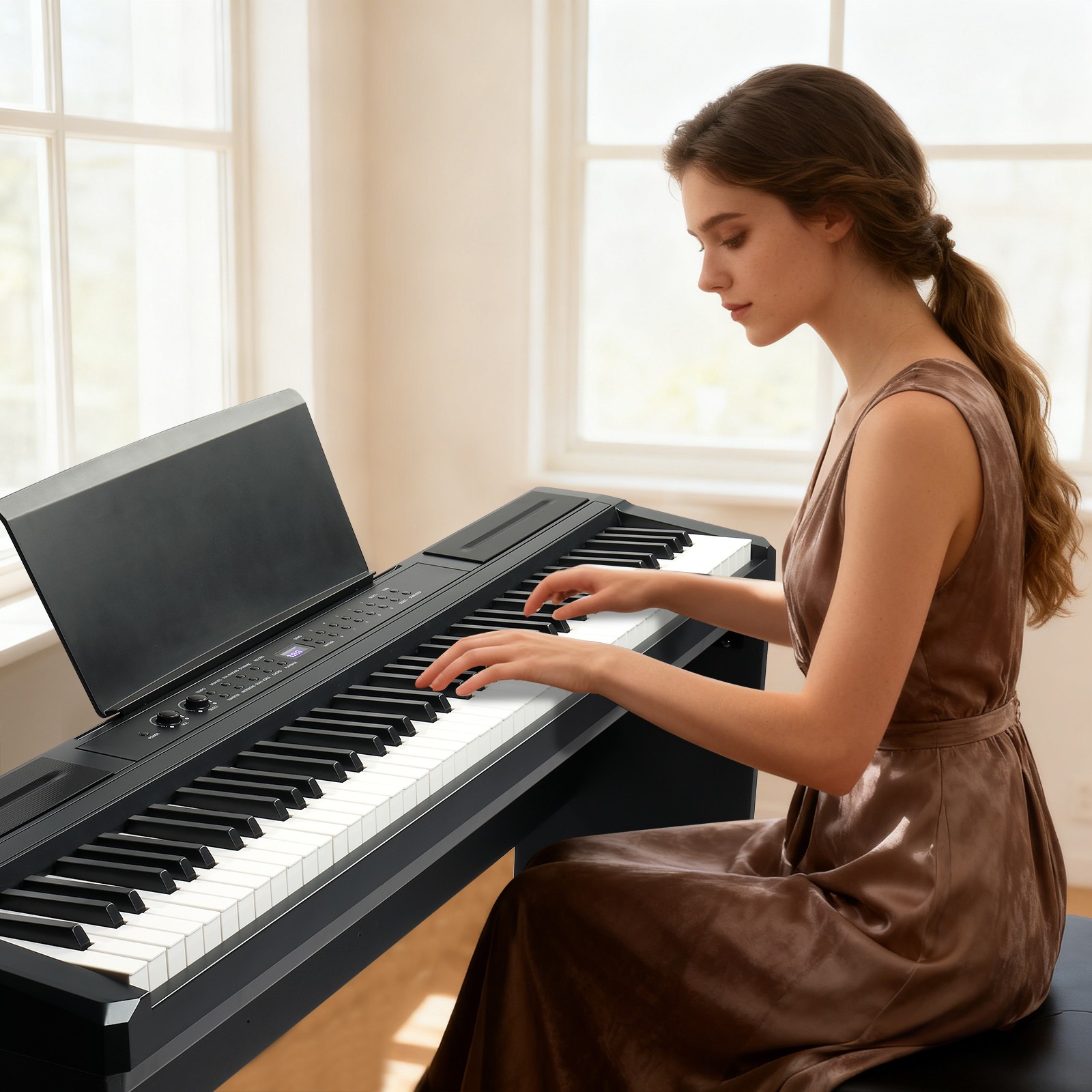 Ktaxon 88 Key Piano Keyboard Digital Piano Electric Keyboard for Beginner
