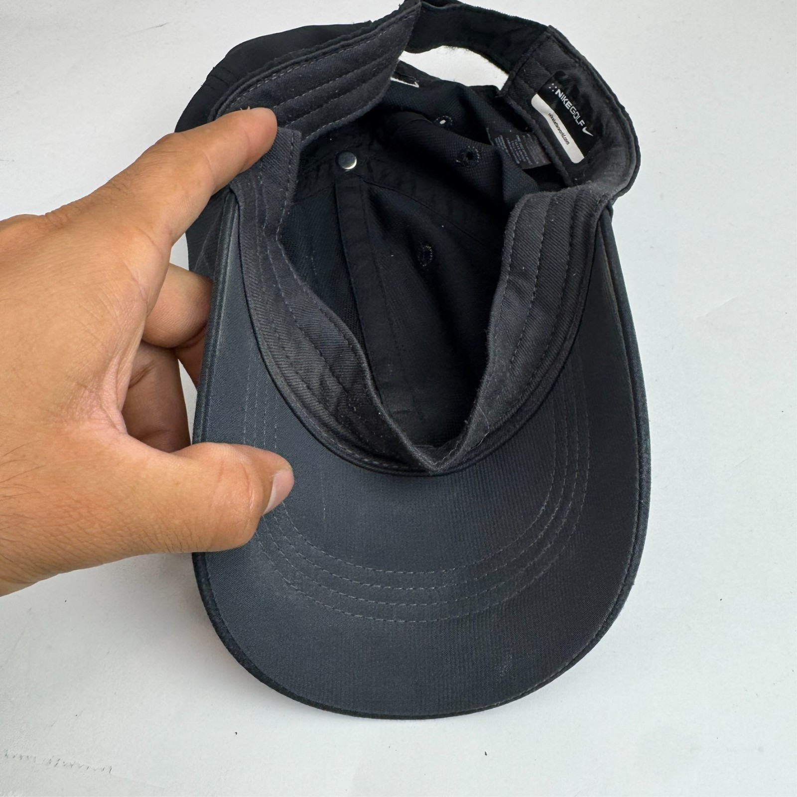 Nike Golf Men's Black Adjustable Cap Hat One Size Fits Most