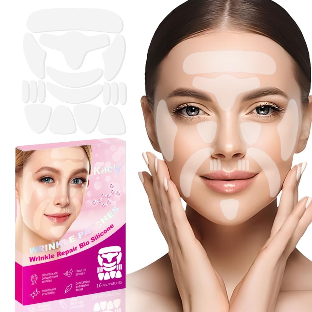 evpct 192Pcs Face Facial Medical Wrinkle Tapes Wrinkle Patches for Wrinkles