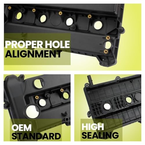 Upgrade Valve Covers Compatible with Mazda 3 2.0L 2.3L BLack(Upgrade plastic)