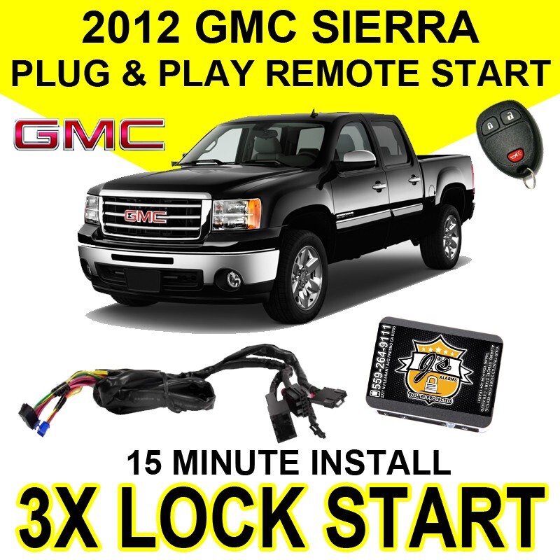 2012 GMC Sierra Truck Plug & Play Remote Start System Chevrolet GM DIY GM10
