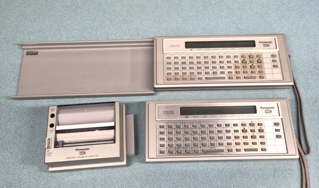 Panasonic HHC RL-H1400 Computer Lot - 2 Computers(1 powers on),1 Printer,1 Cover